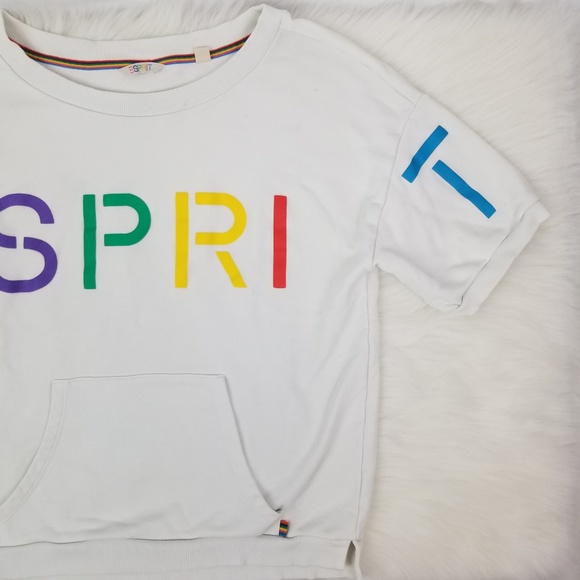 Esprit Tops - ESPIRIT Heritage Slogan Sweat Top